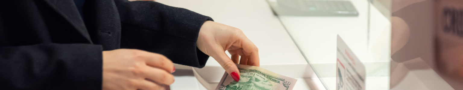 Bureau de change à Lyon, change de dollars